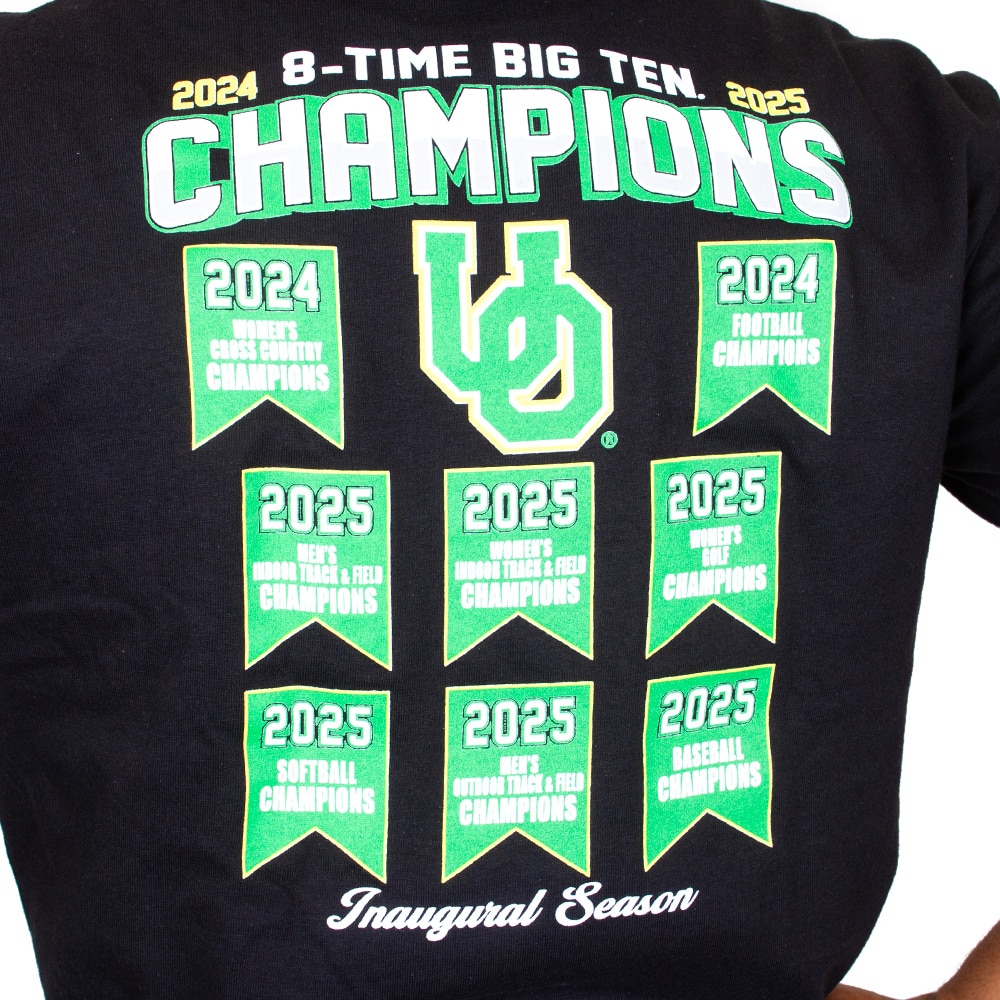 Big Ten Champs, Blue 84, Black, Long Sleeve, Cotton, Men, Unisex, 2024/25, 8-time Champs, T-Shirt, 975755